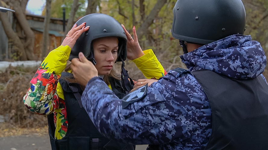 В Пензе корреспондент телеканала провел один день «на службе» в Росгвардии (видео)