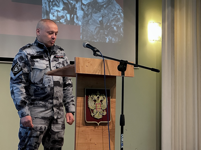 В Пензе состоялось мероприятие, посвященное 36-ой годовщине со дня образования ОМОН в России