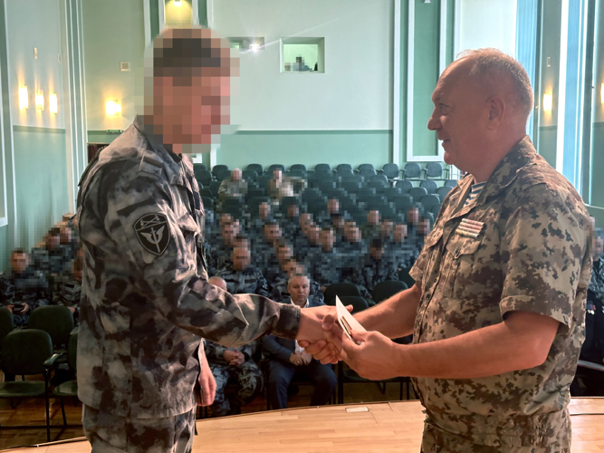 В Пензе состоялось мероприятие, посвященное 36-ой годовщине со дня образования ОМОН в России