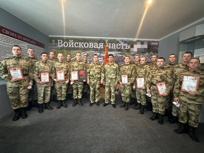 В Пензе состоялось чествование военнослужащих Росгвардии, увольняемых  в запас