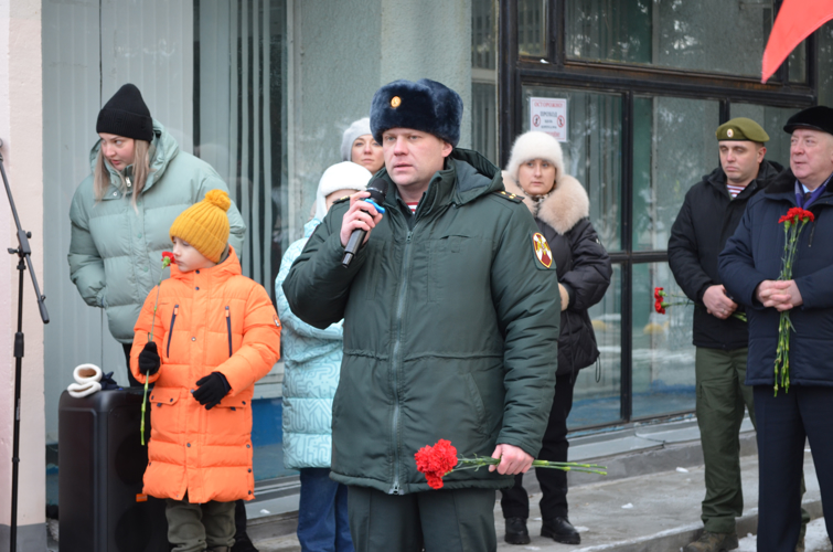 В Пензе росгвардейцы приняли участие в митинге, посвященном памяти Павла Петрачкова