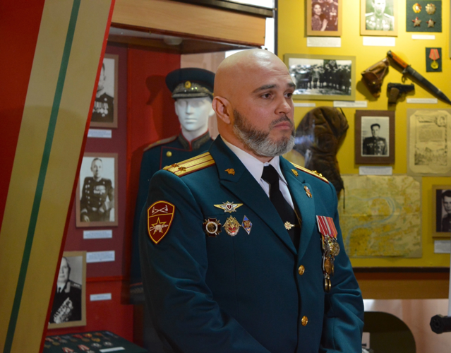 В Пензенском краеведческом музее состоялся урок мужества с ветераном Росгвардии