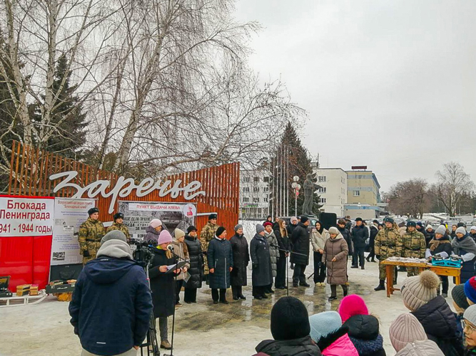 В Пензенской области военнослужащие Росгвардии присоединились к Всероссийской акции «Блокадный хлеб»