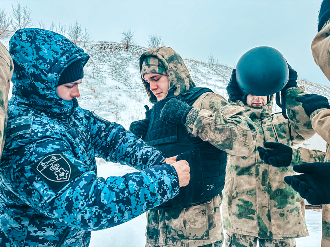 Телеканал ТРК "Экспресс": В Пензе сотрудники Росгвардии провели занятие для бойцов отряда «Тигр»