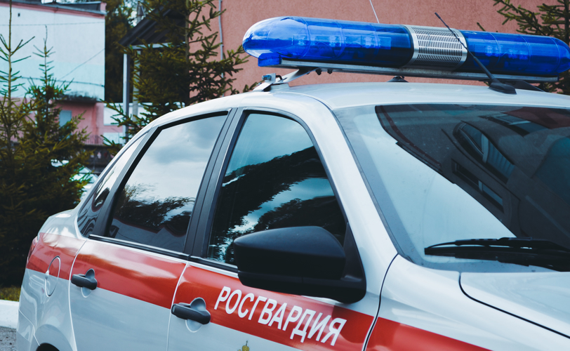 В Пензенском районе росгвардейцы задержали пьяного хулигана, лежавшего в траве возле торгового центра