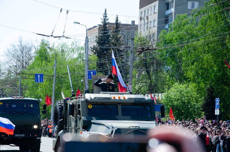 Росгвардейцы приняли участие в торжественной церемонии 9 Мая в Пензе