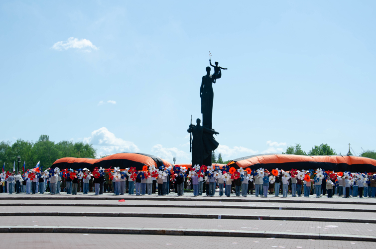 Росгвардейцы приняли участие в торжественной церемонии 9 Мая в Пензе