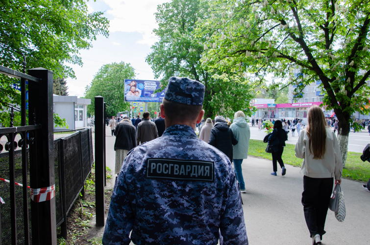 В Пензе росгвардейцы обеспечили охрану правопорядка на мероприятиях 9 Мая