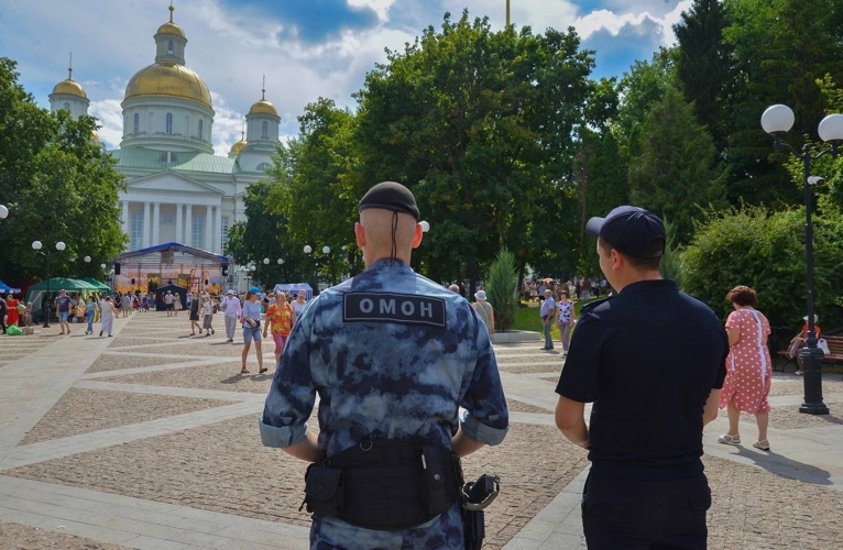 Росгвардейцы обеспечивают безопасность областного праздника православной культуры «Спас» 