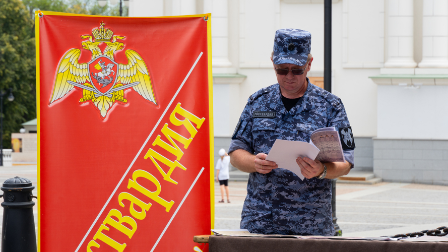 В Спасском районе прошел выездной день открытых дверей мобильного пункта Росгвардии
