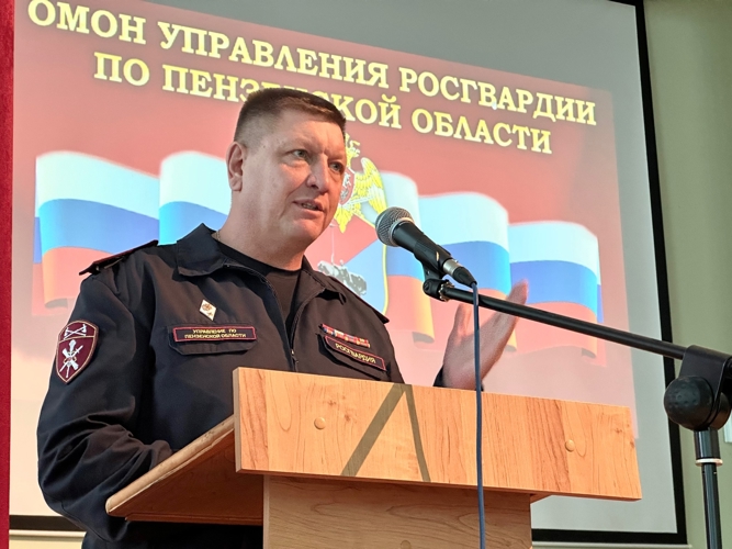 Верность традициям: пензенские омоновцы отметили 37-й день рождения ОМОН в России
