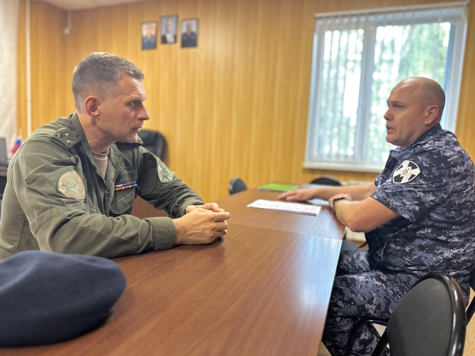 Руководство управления Росгвардии по Пензенской области проводит выездные рабочие встречи в районах