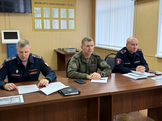 В Пензе сотрудники Росгвардии прошли инструктаж по противодействию коррупции
