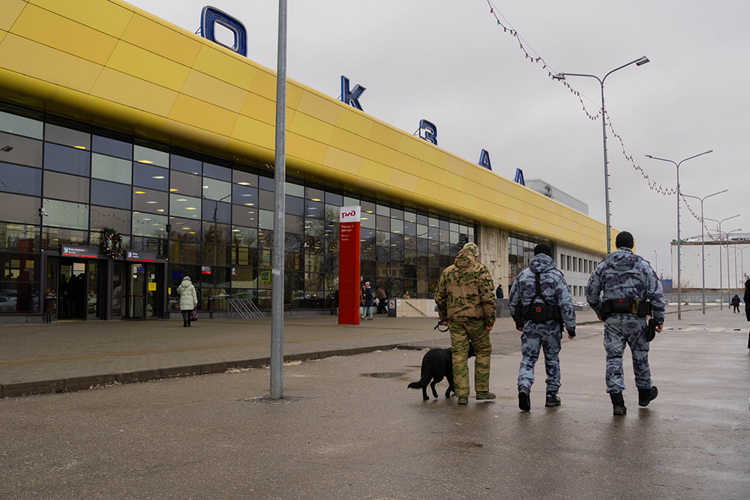 Росгвардейцы обеспечили безопасность пребывания поезда Деда Мороза в Пензе (видео)