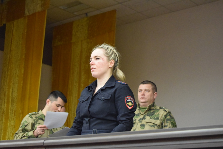 В воинской части Росгвардии г. Заречный Пензенской области прошли занятия по безопасности дорожного движения с военнослужащими по контракту