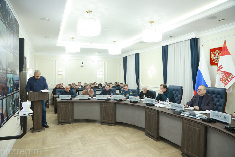 Руководство Управления Росгвардии по Пензенской области приняло участие в заседании областной комиссии по предупреждению и ликвидации ЧС