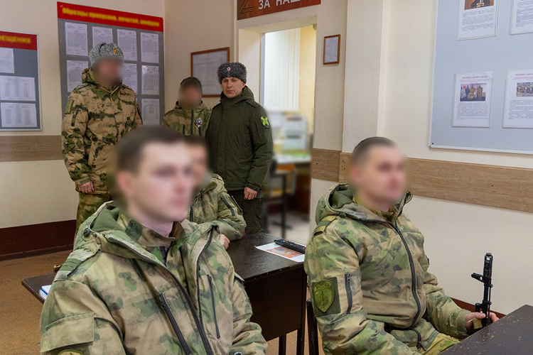 Врио начальника Управления Росгвардии по Пензенской области проверил организацию службы в воинской части Росгвардии в г.Заречный 