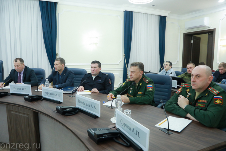 Руководство Управления Росгвардии по Пензенской области приняло участие в заседании областной комиссии по предупреждению и ликвидации ЧС