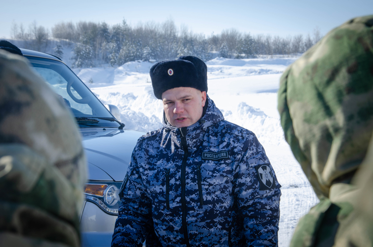 На полигоне Росгвардии прошел второй этап занятий в рамках зимней смены отряда «Тигр»
