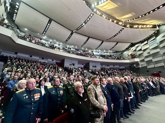В Пензе представители Росгвардии приняли участие в праздничном мероприятии, посвященном Дню защитника Отечества