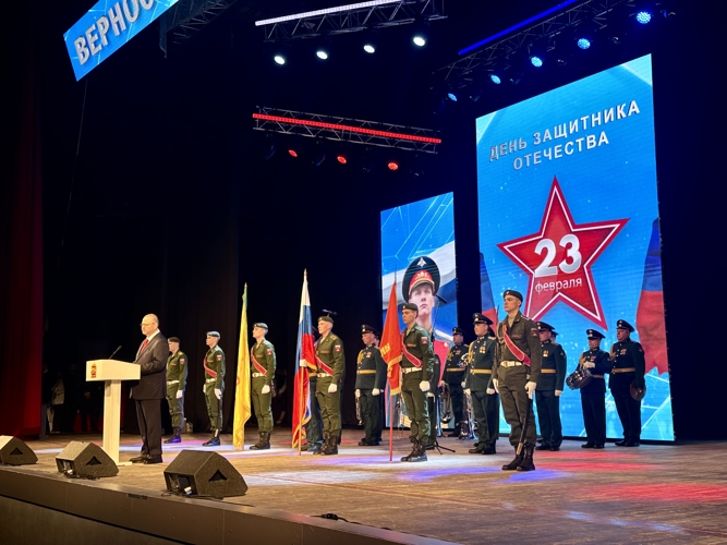 В Пензе представители Росгвардии приняли участие в праздничном мероприятии, посвященном Дню защитника Отечества