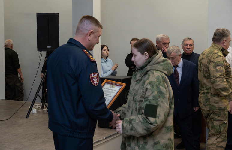 Бойцы пензенского отряда «Тигр» получили благодарности из рук руководства Росгвардии по региону
