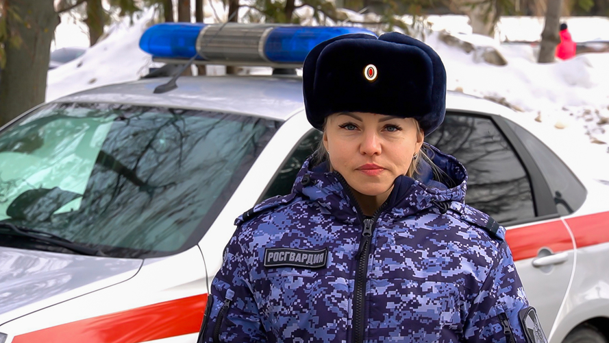 История Екатерины Сусловой - бойца Росгвардии, вставшей на защиту правопорядка в Пензе (видео)