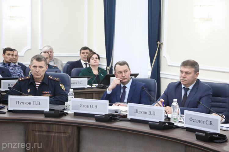 Представители Росгвардии приняли участие в заседании Антитеррористической комиссии Пензенской области 