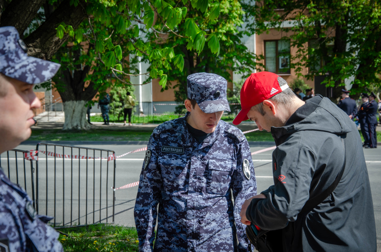 Росгвардейцы обеспечили безопасность пензенцев во время празднования 9 Мая
