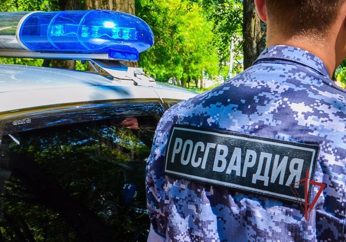 Бойцы Росгвардии и полицейские пресекли пьяный семейный скандал на улице Ударная в Пензе