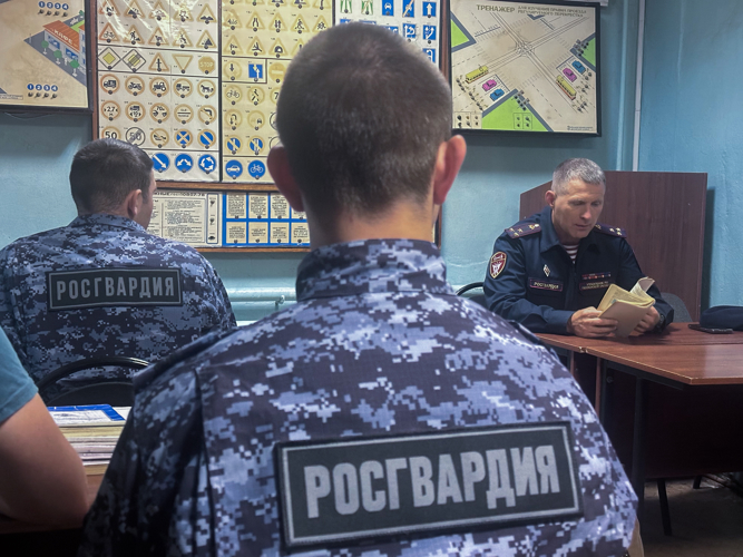 Начальник Управления Росгвардии по Пензенской области продолжает рабочие поездки по районным подразделениям ведомства