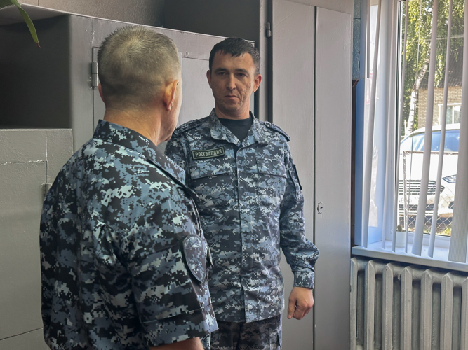 Начальник Управления Росгвардии по Пензенской области продолжает рабочие поездки по районным подразделениям ведомства
