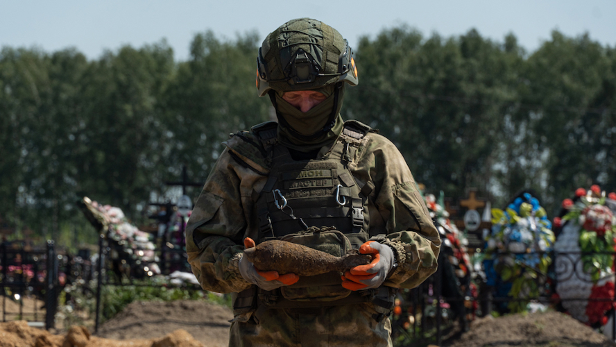 В Пензе сотрудники Росгвардии обезвредили артиллерийский боеприпас времен Великой Отечественной войны (видео)