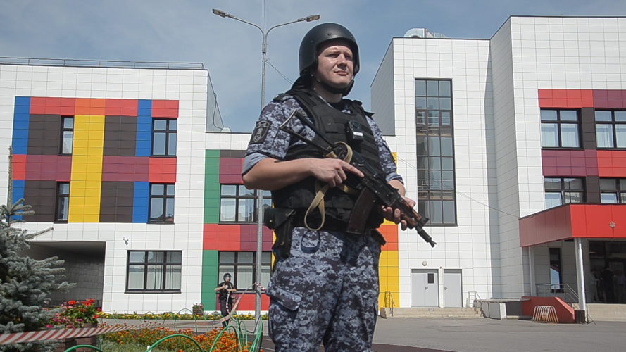 В Пензе сотрудники и военнослужащие Росгвардии приняли участие во Всероссийских антитеррористических учениях (видео)
