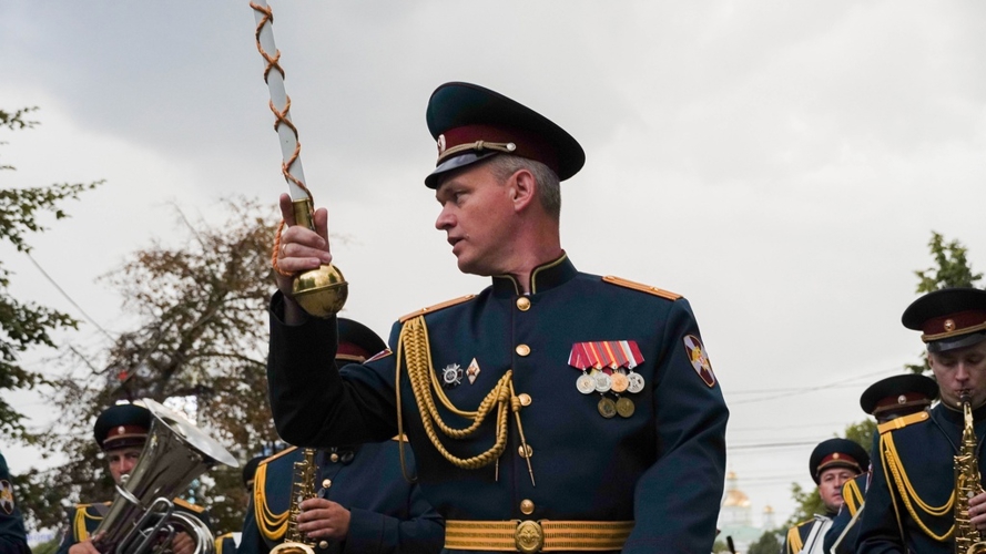 Военный оркестр Росгвардии выступил на военно-историческом фестивале «Марсово поле» в Пензе