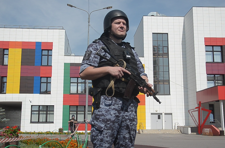 В Пензе сотрудники и военнослужащие Росгвардии приняли участие во Всероссийских антитеррористических учениях (видео)